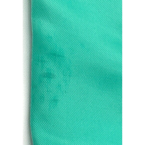 Teddy Bear Plush Large Lovey Soft Fleece Security Blanket Satin Trimmed Teal - Picture 11 of 16